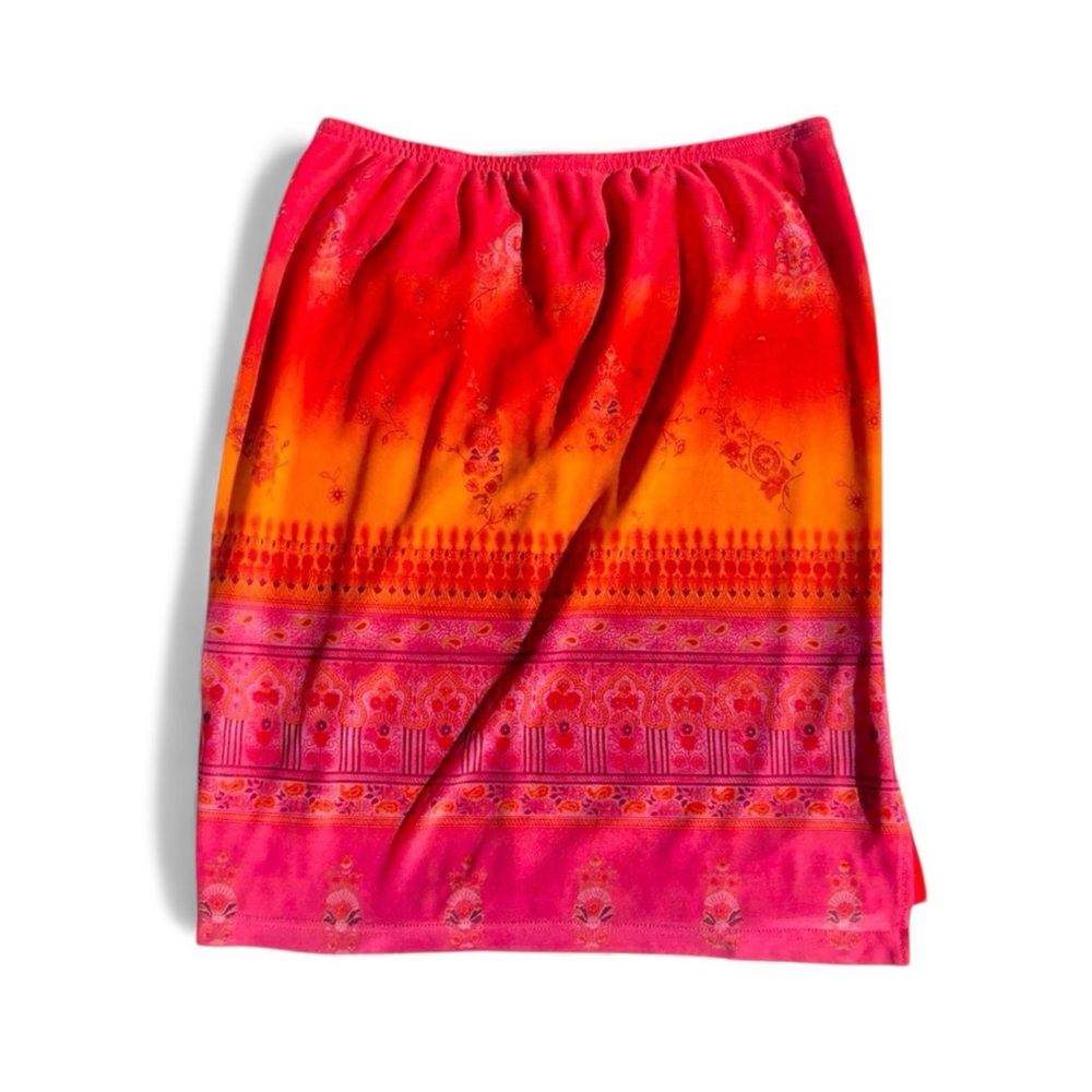 Y2K bohemian colorful skirt